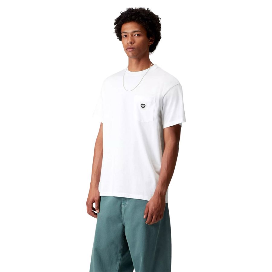 SS Pocket Heart T-Shirt a maniche corte da uomo Carhartt WIP | I03212800AXX